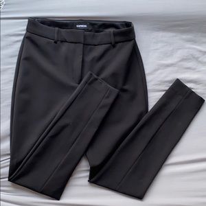 Express skinny high-rise black 8L dress pants